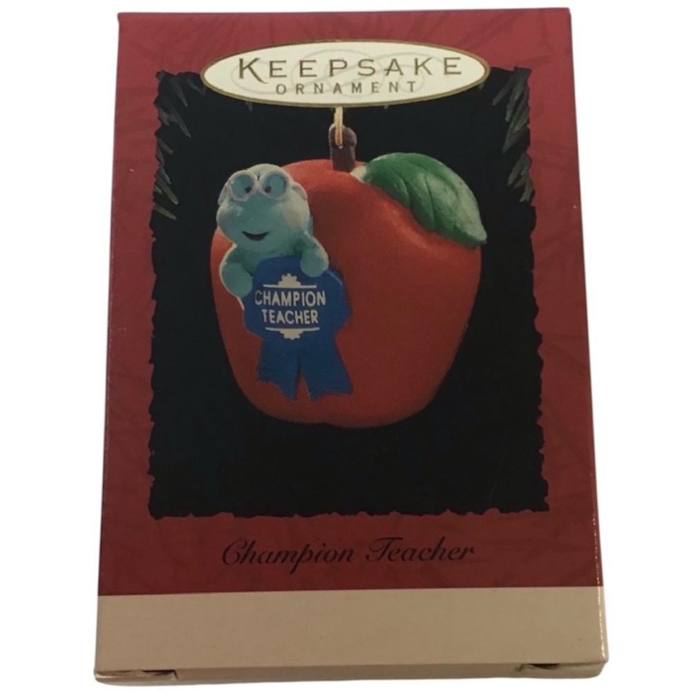Hallmark 1994 “Champion Teacher” Christmas Ornament - Picture 4 of 5